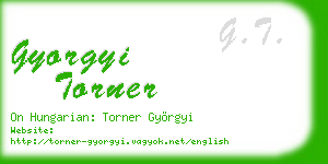gyorgyi torner business card